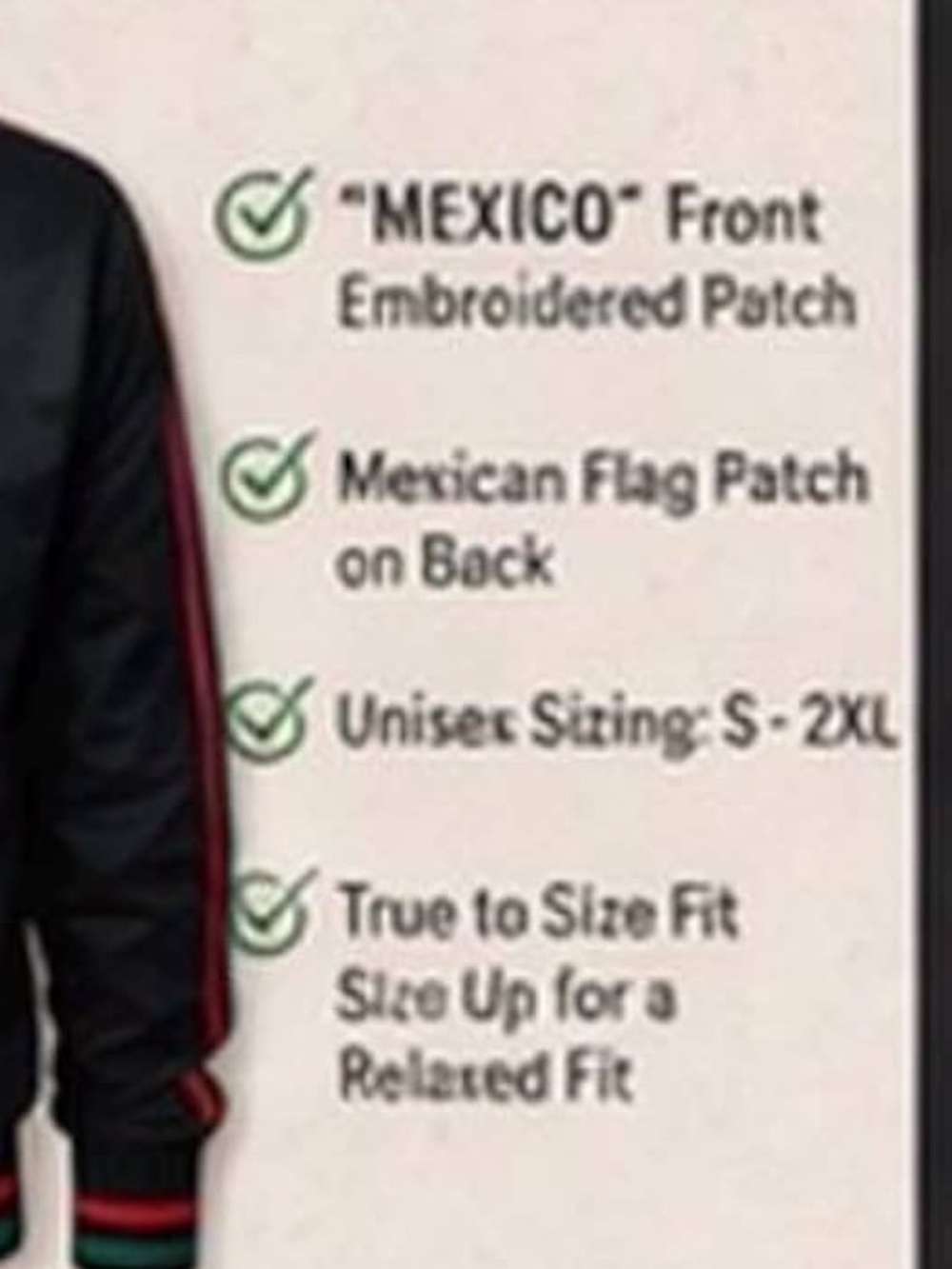 Mexico Streetwear Zip Up Jacket - Picture 5 of 7